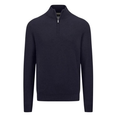 блуза,мъжки,пуловери,fynch,hatton,1414222,half,zip,sweater,navy