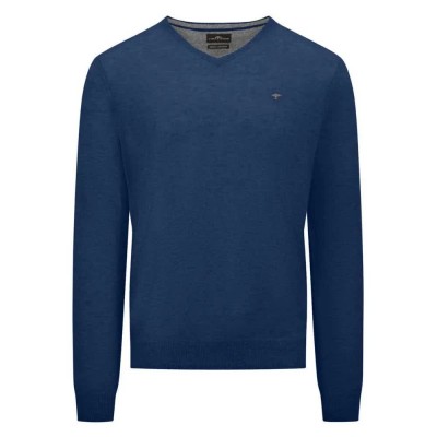 блуза,мъжки,пуловери,fynch,hatton,1414801,v,neck,sweater,night,(blue)