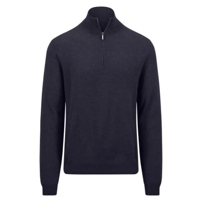 блуза,мъжки,пуловери,fynch,hatton,1414802,half,zip,sweater,blue