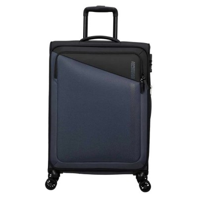 куфари,american,tourister,daring,dash,spinner,66.5,29,33,tsa,67,75l,expandable,trolley,bag,black,grey,(grey)