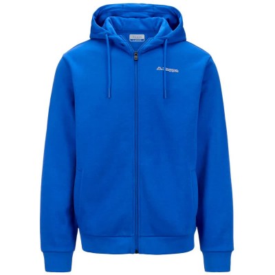 блуза,мъжки,пуловери,kappa,feffox,full,zip,sweatshirt,blue,royal,(blue)