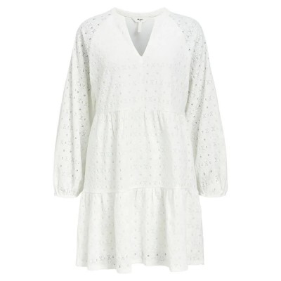 рокля,дамски,поли,и,рокли,object,laila,gia,long,sleeve,midi,dress,white