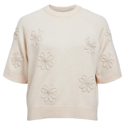 блуза,дамски,блузи,object,laney,rubin,sweatshirt,sandshell,detail,sandshell,new,small,(beige)