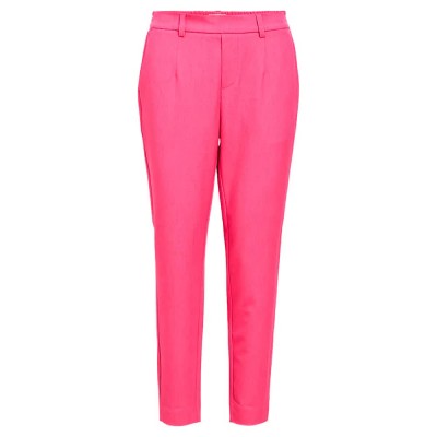 панталони,дамски,панталони,object,lisa,slim,pants,raspberry,sorbet,detail,melange,(black)