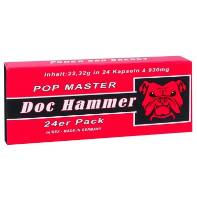 хигиена,тяло,doc,hammer,pop,master,nutritional,supplement,24,units,blue,(red)