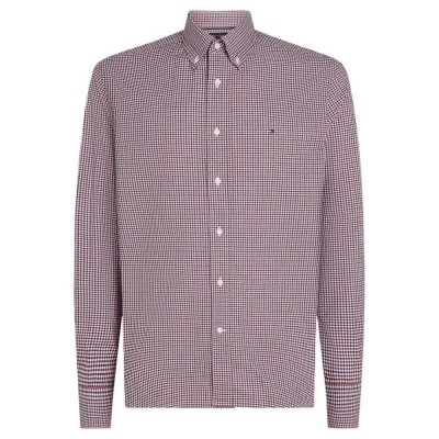 риза,с,дълъг,ръкав,мъжки,ризи,tommy,hilfiger,flex,gingham,long,sleeve,shirt,purple