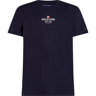 тениска,мъжки,тениски,tommy,hilfiger,rwb,short,sleeve,t,shirt,blue,(desert,sky)