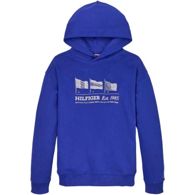 суичър,детски,блузи,tommy,hilfiger,waving,flag,hoodie,blue