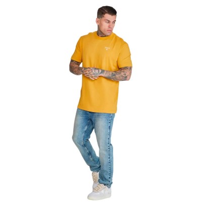 тениска,мъжки,тениски,siksilk,graphic,short,sleeve,t,shirt,yellow