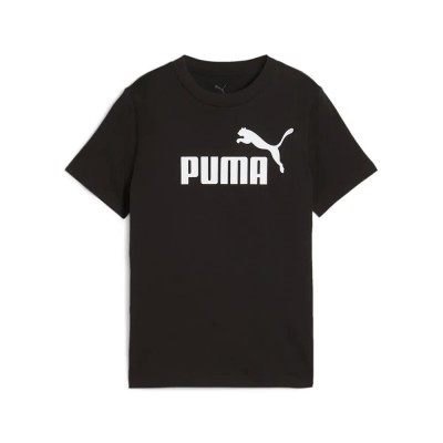 тениска,детски,тениски,puma,684892,ess,nº1,logo,short,sleeve,t,shirt,black