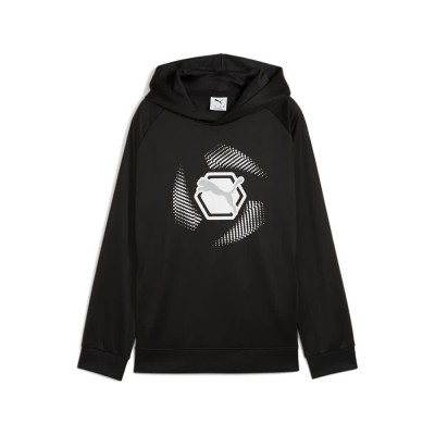 суичър,детски,блузи,puma,active,sports,graphic,hoodie,black