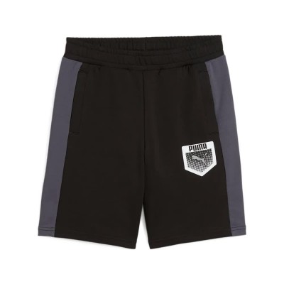 къси,панталони,детски,панталони,puma,active,sports,graphic,sweat,shorts,black,(black)