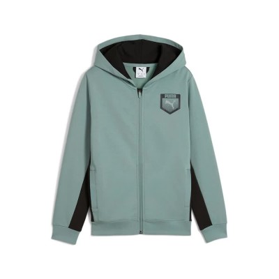 блуза,детски,блузи,puma,active,sports,graphic,sweatshirt,green