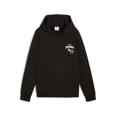 суичър,детски,блузи,puma,basketball,posterize,hoodie,black
