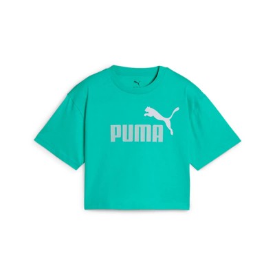 тениска,детски,тениски,puma,ess,2,color,nº1,lo,short,sleeve,t,shirt,green,(aquatic)