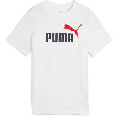 тениска,детски,тениски,puma,ess,2,color,nº1,logo,short,sleeve,t,shirt,white