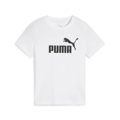 тениска,детски,тениски,puma,ess,nº1,logo,short,sleeve,t,shirt,white,(white)