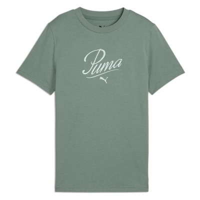 тениска,детски,тениски,puma,ess,script,short,sleeve,t,shirt,green,moon,(green)