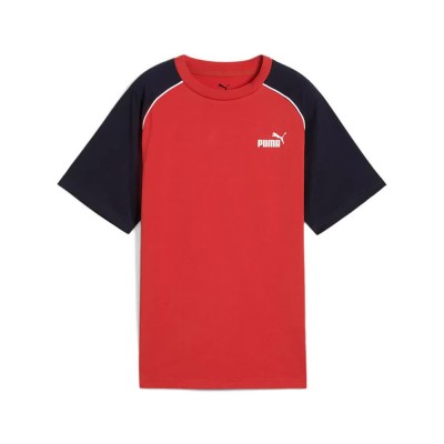 тениска,детски,тениски,puma,sport,short,sleeve,t,shirt,red,fire,(red)