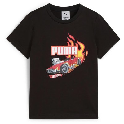 тениска,детски,тениски,puma,x,hot,wheels,graphic,short,sleeve,t,shirt,black