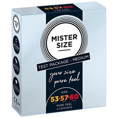 хигиена,тяло,mister,size,pure,feel,condoms,3,units,clear,(transparent)