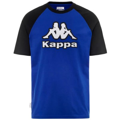 тениска,мъжки,тениски,kappa,frus,short,sleeve,t,shirt,blue,royal,black