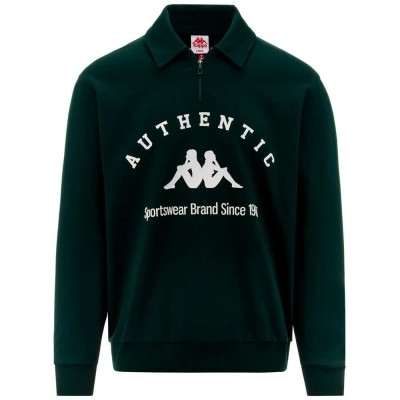 суичър,мъжки,пуловери,kappa,pola,auth,kontemporary,hoodie,green