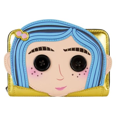 портфейли,и,портмонета,loungefly,coraline,doll,wallet,golden,(multicolor)