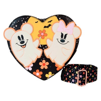 чанта,за,през,рамо,всички,чанти,loungefly,floral,ghost,mickey,&,minnie,shoulder,bag,multicolor