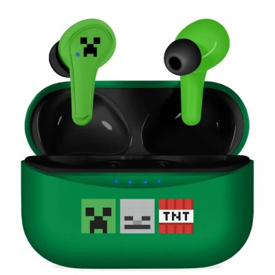 слушалки,слушалки,otl,technologies,minecraft,wireless,earphones,green,(green)