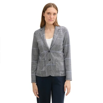 сако,дамски,сака,tom,tailor,easy,check,blazer,grey