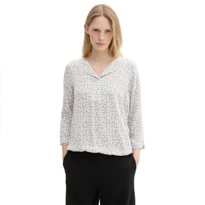 дамски,блузи,дамски,ризи,tom,tailor,printed,3,4,sleeve,blouse,grey,(neutral,tile,design)