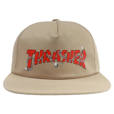 шапка,с,козирка,всички,шапки,thrasher,chains,by,daniel,shepard,snapback,cap,beige,(khaki)