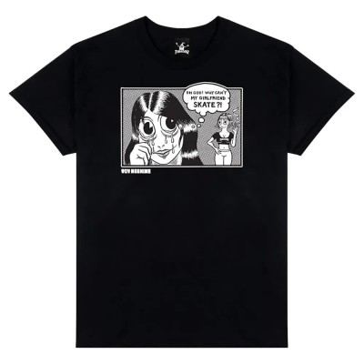тениска,мъжки,тениски,thrasher,girlfriend,short,sleeve,t,shirt,black,(black)