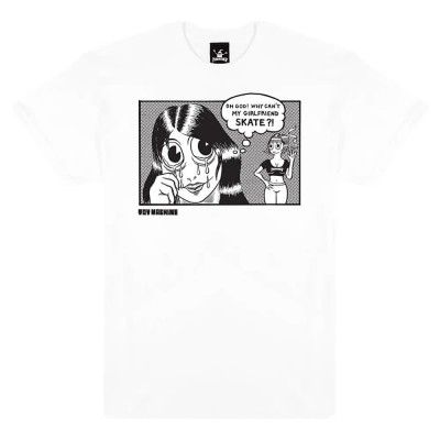 тениска,мъжки,тениски,thrasher,girlfriend,short,sleeve,t,shirt,white