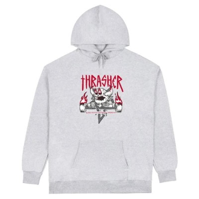 суичър,мъжки,пуловери,thrasher,monster,gram,hoodie,grey,(ash,grey)