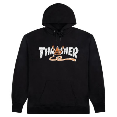 суичър,мъжки,пуловери,thrasher,pyramid,hoodie,black,(black)