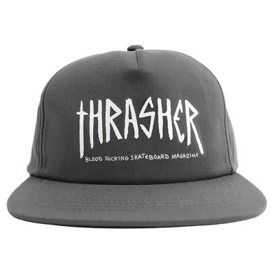 шапка,с,козирка,всички,шапки,thrasher,scratch,snapback,cap,charcoal,(black)