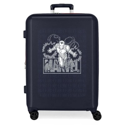 чанта,с,колела,куфари,marvel,disney,100,iron,man,70,cm,81l,trolley,bag,blue