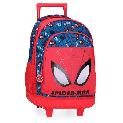 чанта,с,колела,куфари,marvel,rolling,2w,spiderman,authentic,trolley,bag,red