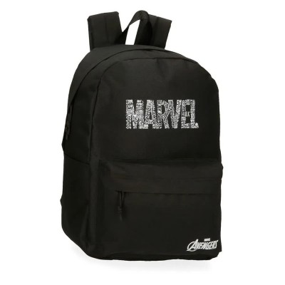 юношеска,раница,раници,marvel,characters,logo,45,cm,junior,backpack,black