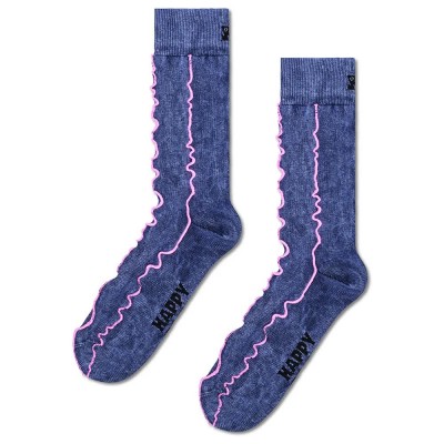 чорапи,мъжки,чорапи,дамски,чорапи,happy,socks,denim,crew,socks,blue,(navy)