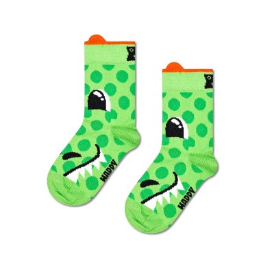 чорапи,детски,чорапи,happy,socks,dragon,crew,socks,green