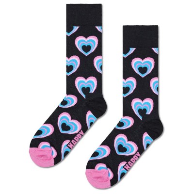 чорапи,мъжки,чорапи,happy,socks,heart,in,heart,crew,socks,black,(black)