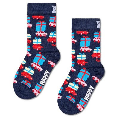 чорапи,детски,чорапи,happy,socks,holiday,shopping,crew,socks,black,(blue)