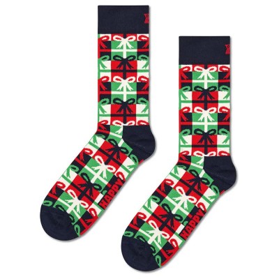 чорапи,мъжки,чорапи,happy,socks,multi,color,gift,crew,socks,multicolor,(navy)