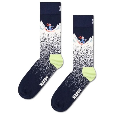 чорапи,мъжки,чорапи,дамски,чорапи,happy,socks,snowy,night,crew,socks,blue,(navy)