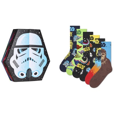 чорапи,мъжки,чорапи,happy,socks,star,wars,gift,set,socks,6,pairs,multicolor