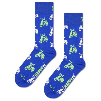 чорапи,мъжки,чорапи,happy,socks,vespa,crew,socks,blue,(navy)