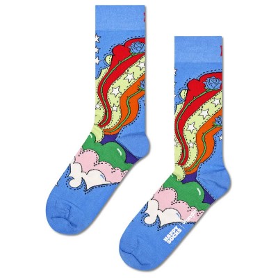 чорапи,мъжки,чорапи,happy,socks,wrangler,desert,rose,crew,socks,blue,(blue)